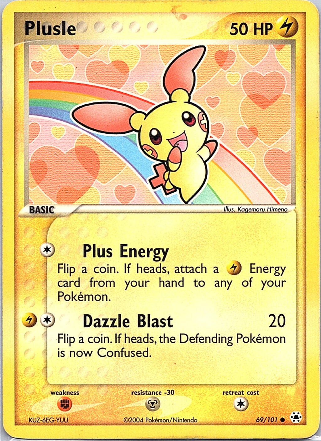 2004 - Pokémon TCG - Plusle - Hidden Legends - 69/101 - MP