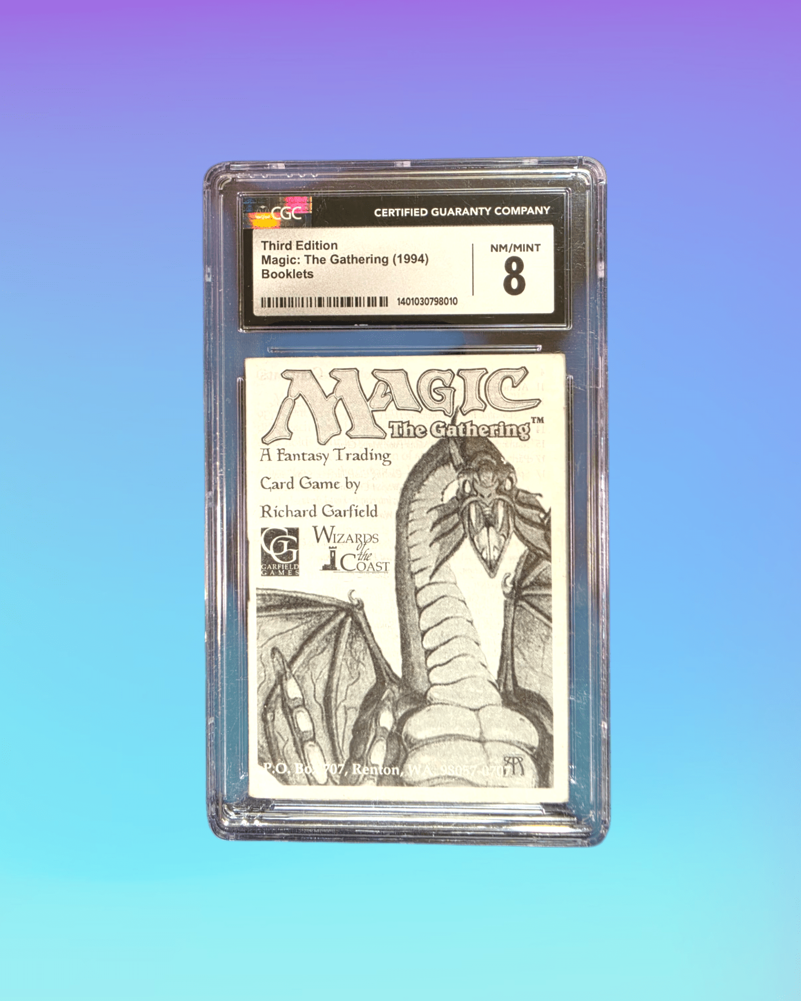 1993 & 1994 - Magic The Gathering - Rule Booklets - CGC 8 - Pack Daddies Card Co