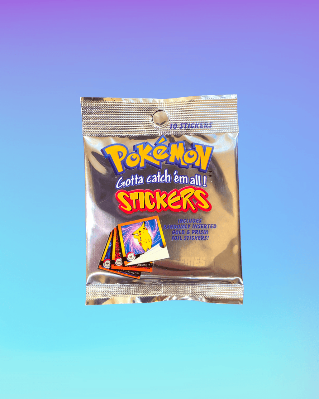 1999 - Pokémon Art Box Stickers - Series 1 - Pack - Pack Daddies Card Co
