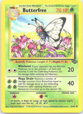 1999 - Pokémon TCG - Butterfree - Jungle - 33/64 - LP - Unlimited - Pack Daddies Card Co