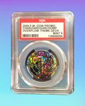 2009 - Pokémon TCG - Charizard/Garchomp - Overflow Theme Deck - Coin Promo - PSA 9 - Pack Daddies Card Co