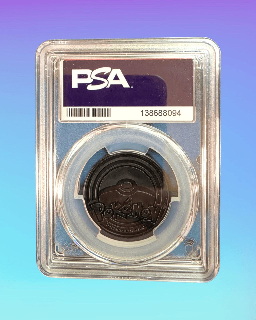 2009 - Pokémon TCG - Charizard/Garchomp - Overflow Theme Deck - Coin Promo - PSA 9 - Pack Daddies Card Co