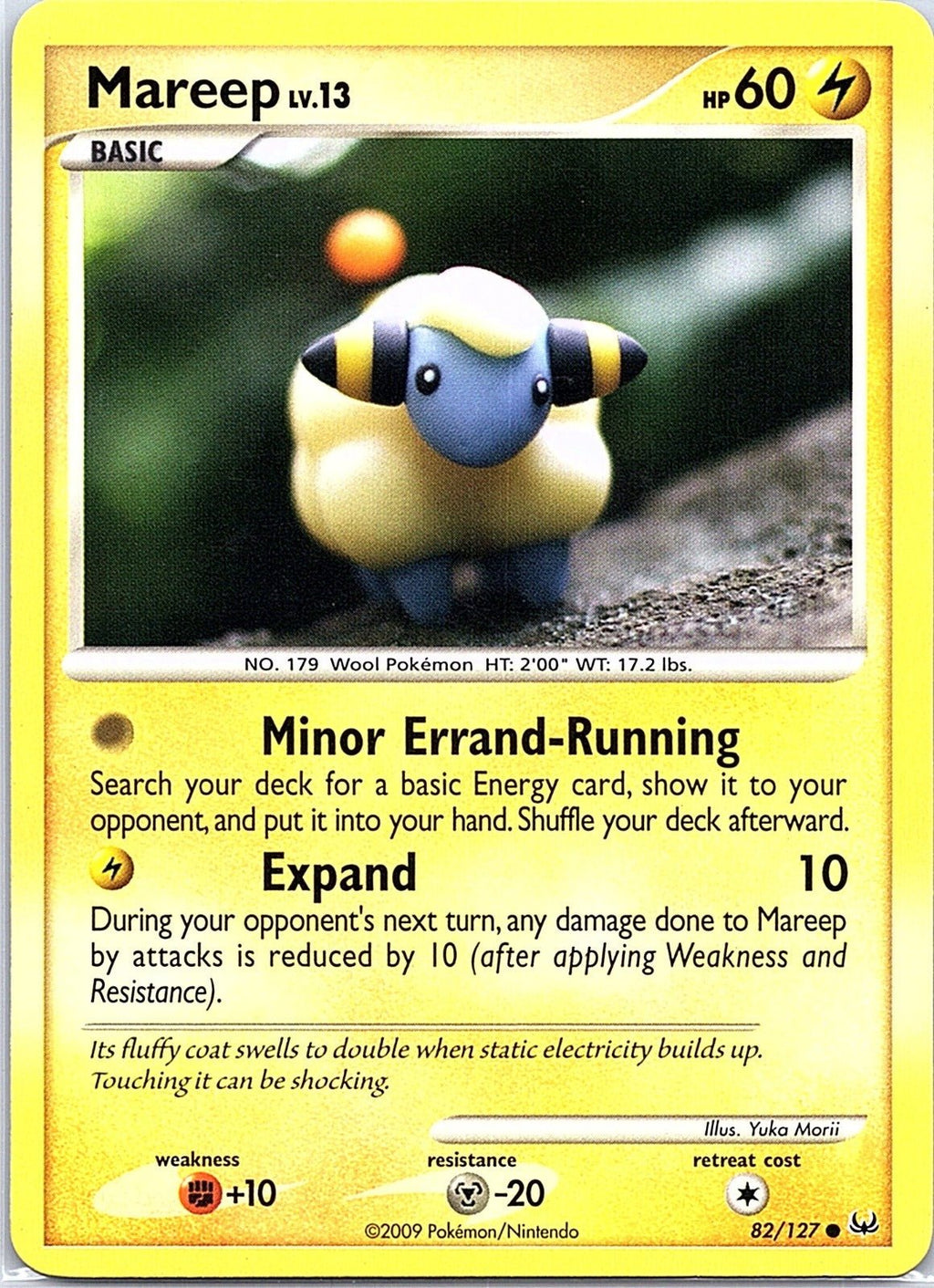 2009 - Pokémon TCG - Mareep - Platinum - 82/127 - LP - Pack Daddies Card Co