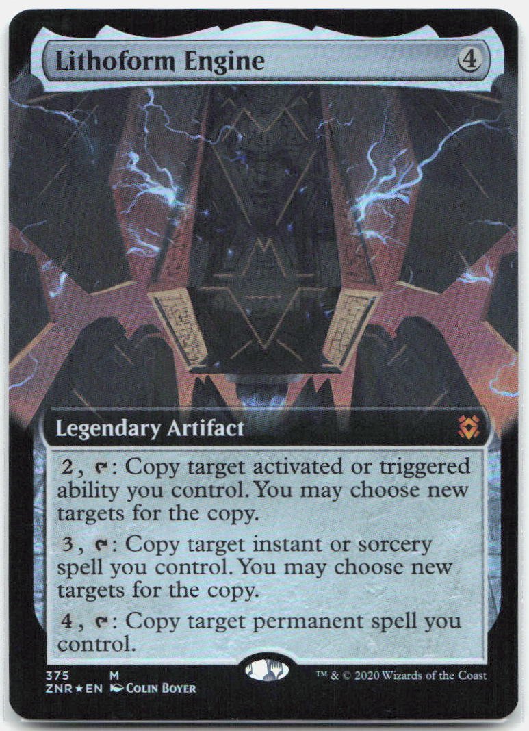 2020 - Magic: The Gathering - Lithoform Engine (Extended Art) - Zendikar Rising - 375 - NM - Foil - Pack Daddies Card Co