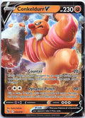 2022 - Pokémon TCG - Conkeldurr V - Pokemon GO - 040/078 - NM - Pack Daddies Card Co
