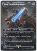 2023 - Magic: The Gathering - Sting, the Glinting Dagger (Borderless) - Universes Beyond: The Lord of the Rings: Tales of Middle-earth - 409 - NM - Pack Daddies Card Co