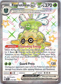 2024 - Pokémon TCG - Forretress ex - SV: Paldean Fates - 212/091 - NM - Pack Daddies Card Co
