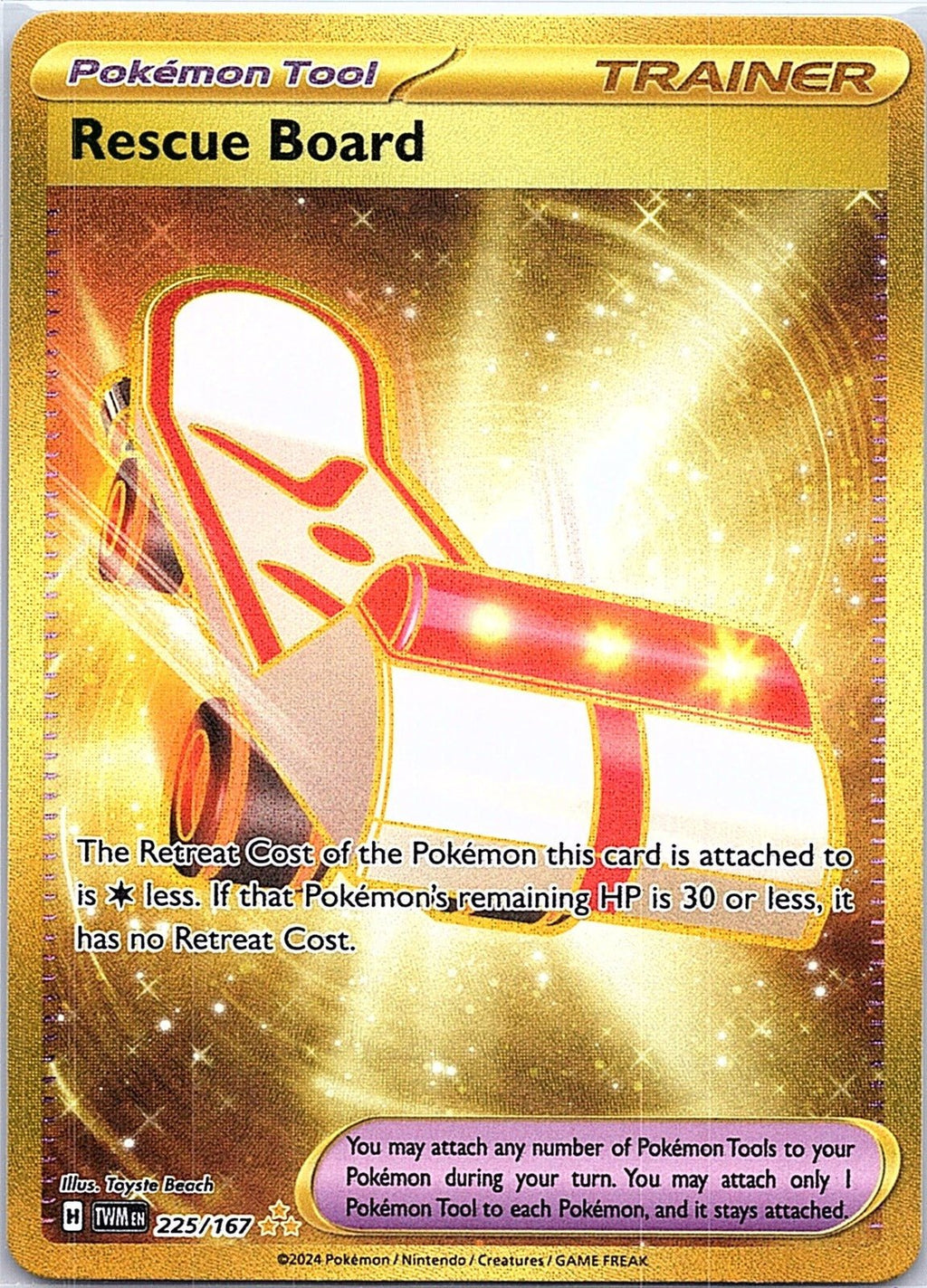 2024 - Pokémon TCG - Rescue Board - SV06: Twilight Masquerade - 225/167 - NM - Pack Daddies Card Co