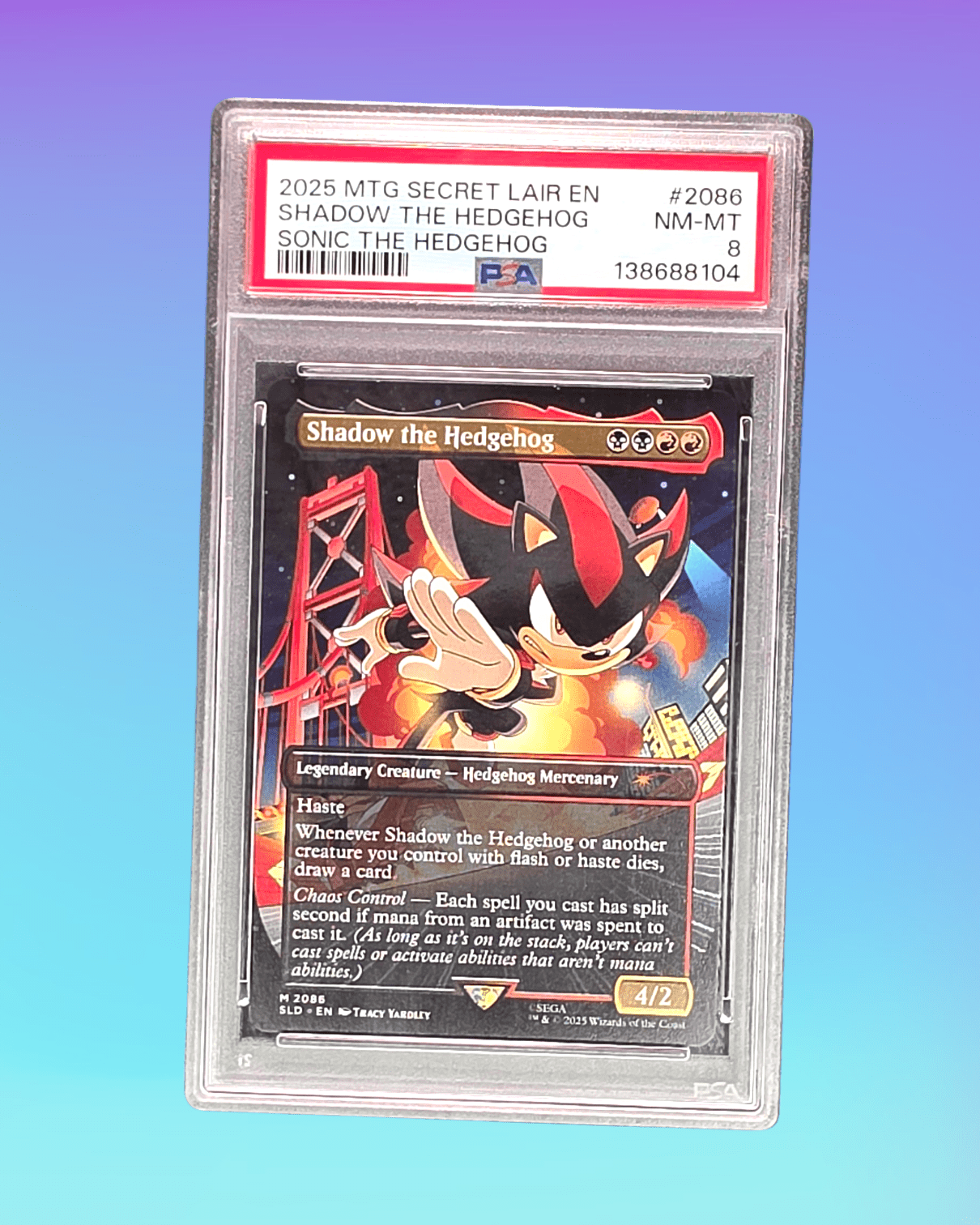 2025 - MTG - Secret Lair - Sonic: Friends and Foes - Complete Set - PSA 8 (Sequentially Graded) - Pack Daddies Card Co
