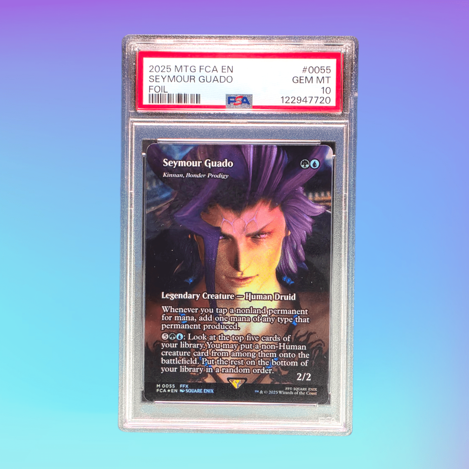 2025 - MTG - Seymour Guado - Kinnan, Bonder Prodigy (Showcase) FINAL FANTASY - 55 - PSA 10 - Pack Daddies Card Co