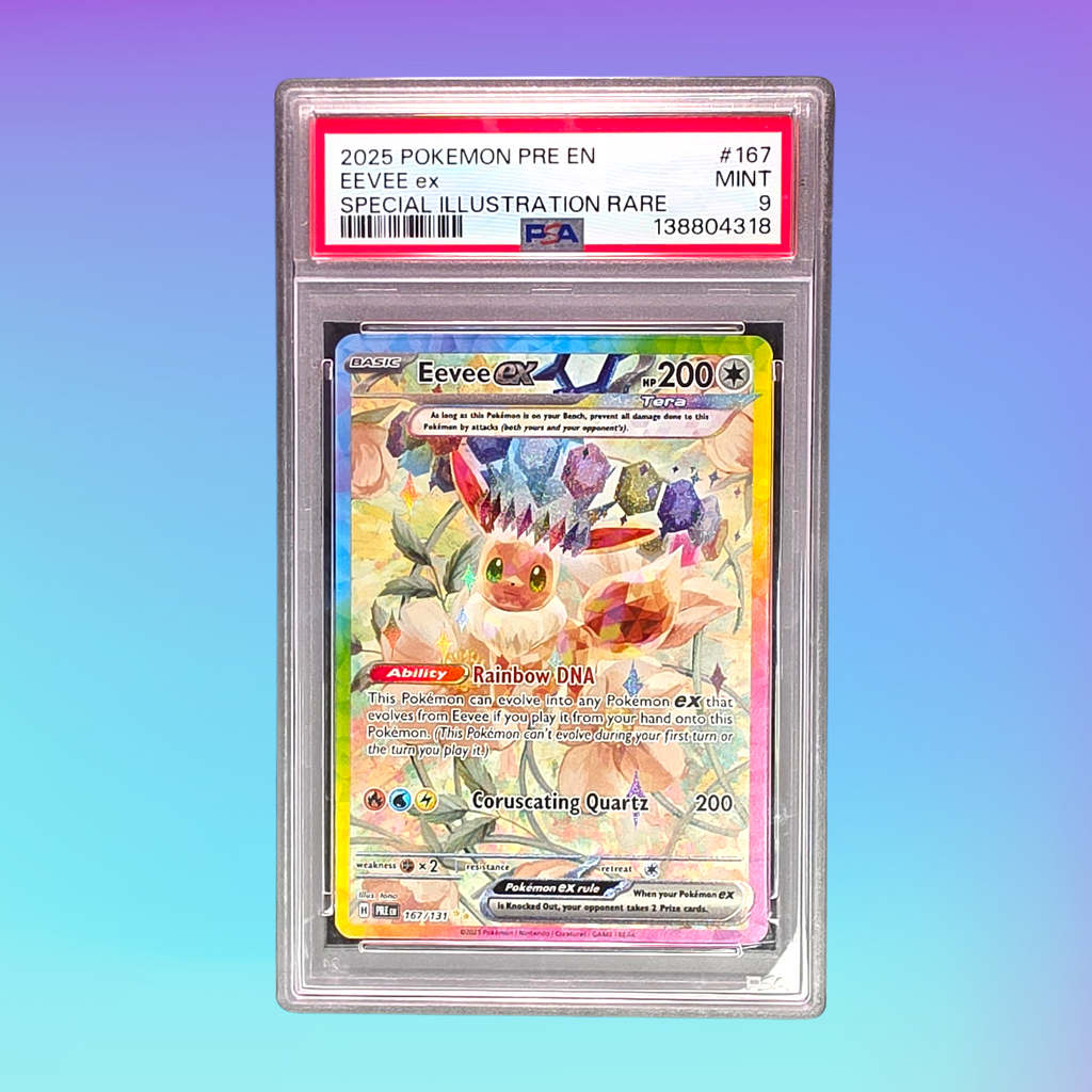 2025 - Pokémon TCG - Eevee ex - Prismatic Evolutions - 167/131 - PSA 9
