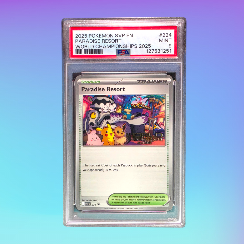 2025 - Pokémon TCG - SVP Paradise Resort World Championships 2025 - #224 - PSA 9