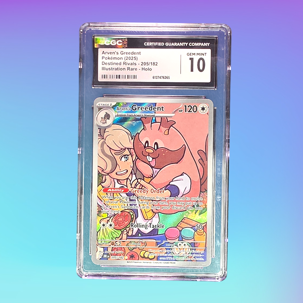2025 - Pokemon TCG - Arven's Greedent - Holo SV10: Destined Rivals 205/182