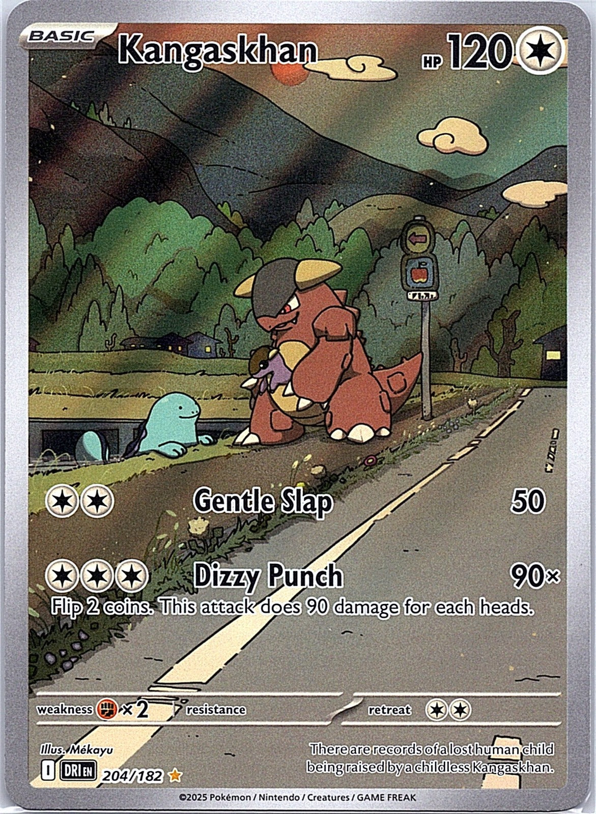 2025 - Pokémon TCG - Kangaskhan - SV10: Destined Rivals - 204/182 - NM