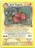 2000 - Pokémon TCG - Dark Dugtrio - Team Rocket - 06/82 - NM