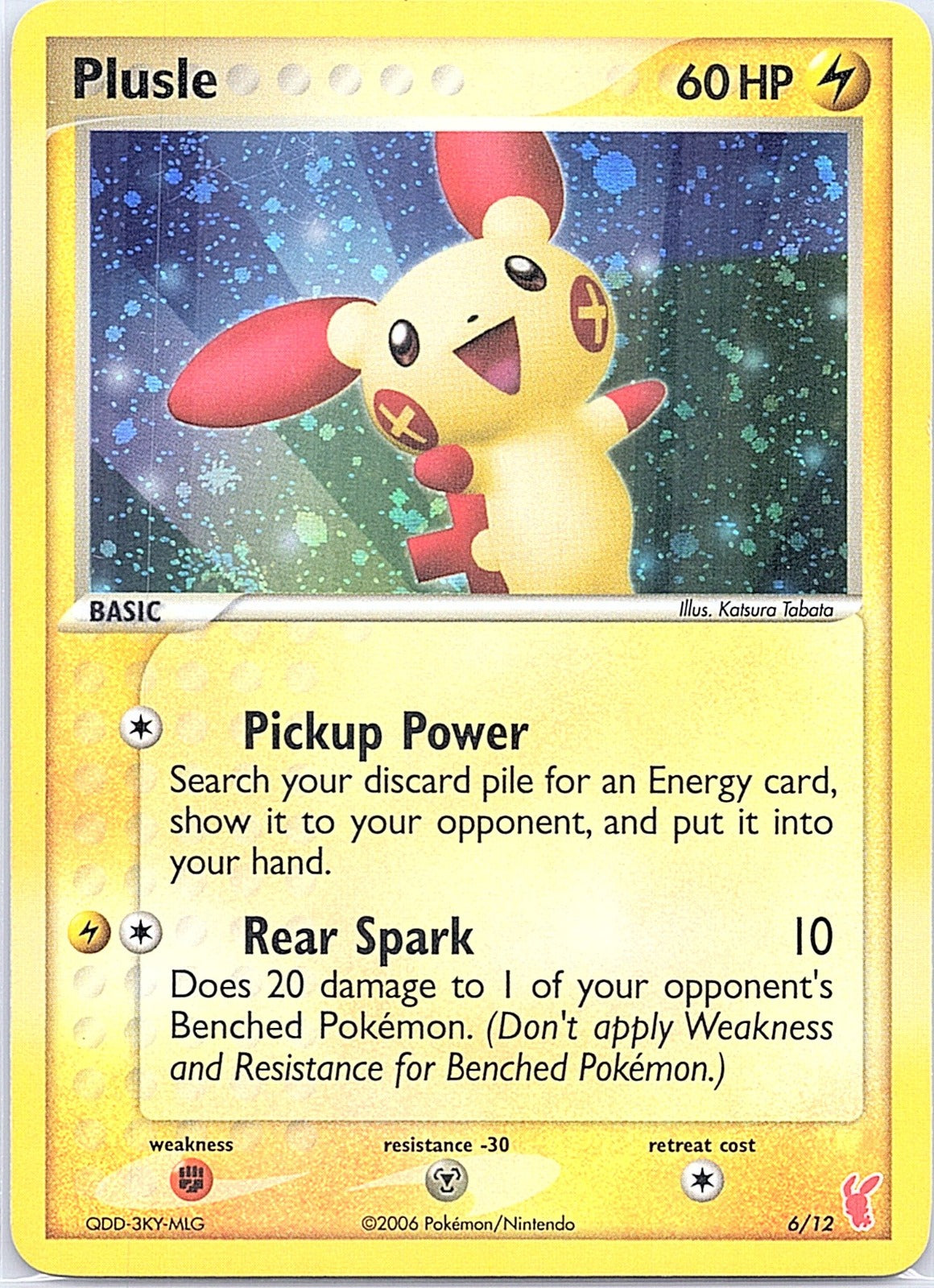 2026 - Pokémon TCG - Plusle - EX Trainer Kit 2: Plusle & Minun - 6/12 - LP - Holo