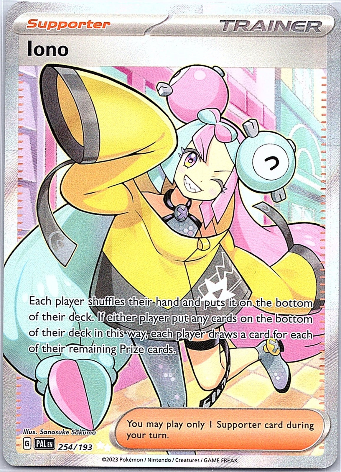2023 - Pokémon TCG - Iono - SV02: Paldea Evolved - 254/193 - NM