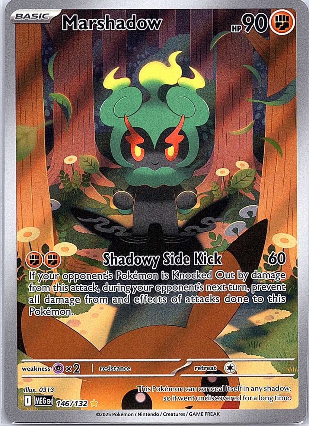 2025 - Pokémon TCG - Marshadow - ME01: Mega Evolution - 146/132 - NM