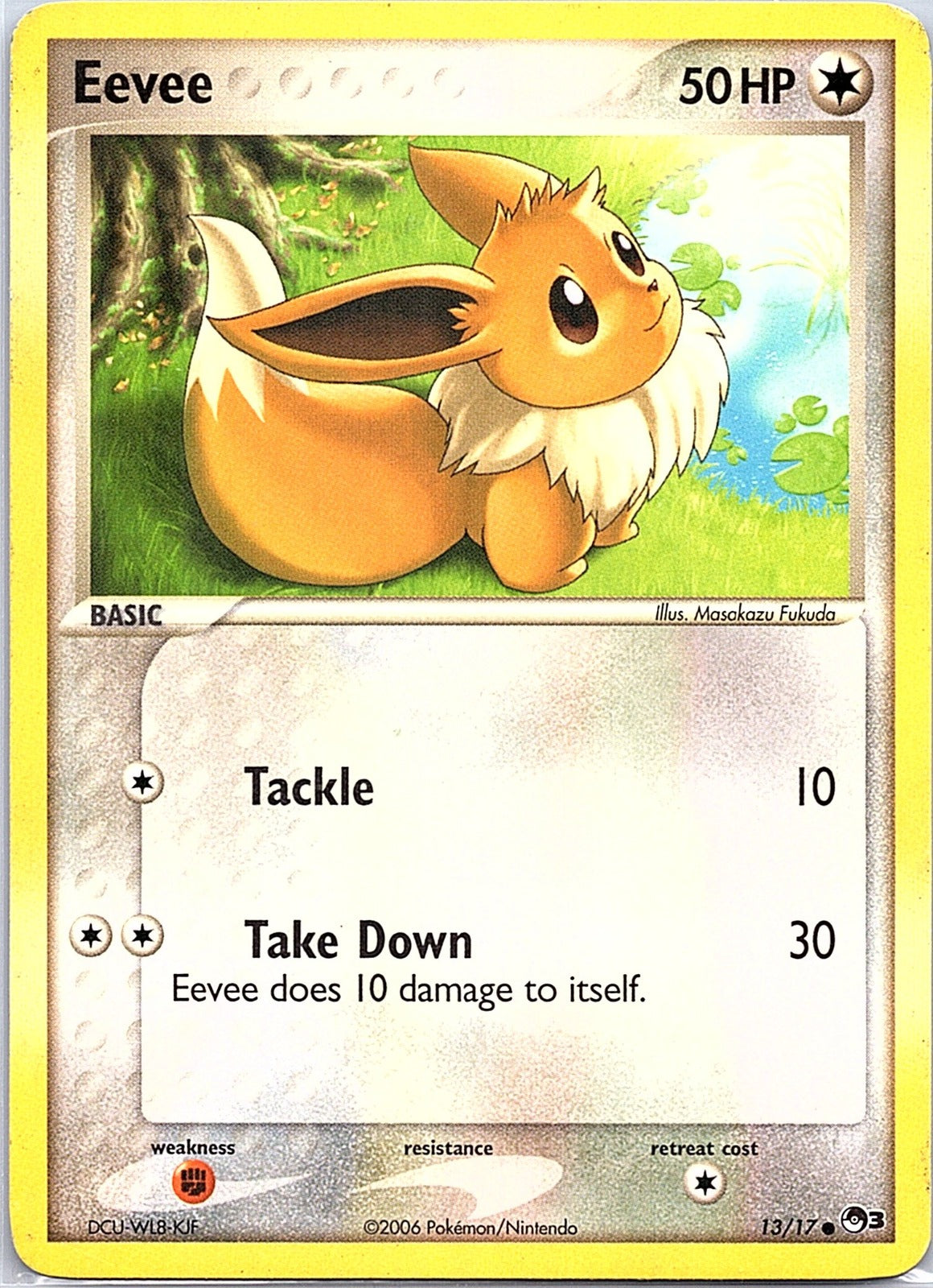 2006 - Pokémon TCG - Eevee - POP Series 3 - 013/017 - MP