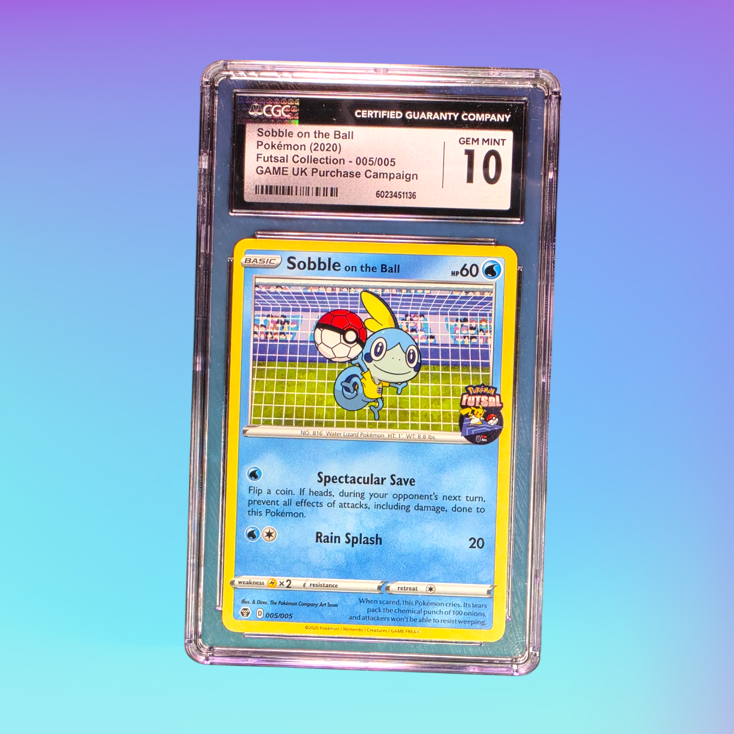 2026 - Pokemon TCG - Sobble on the Ball - (Pokemon Futsal) Miscellaneous Cards & Products 005/005