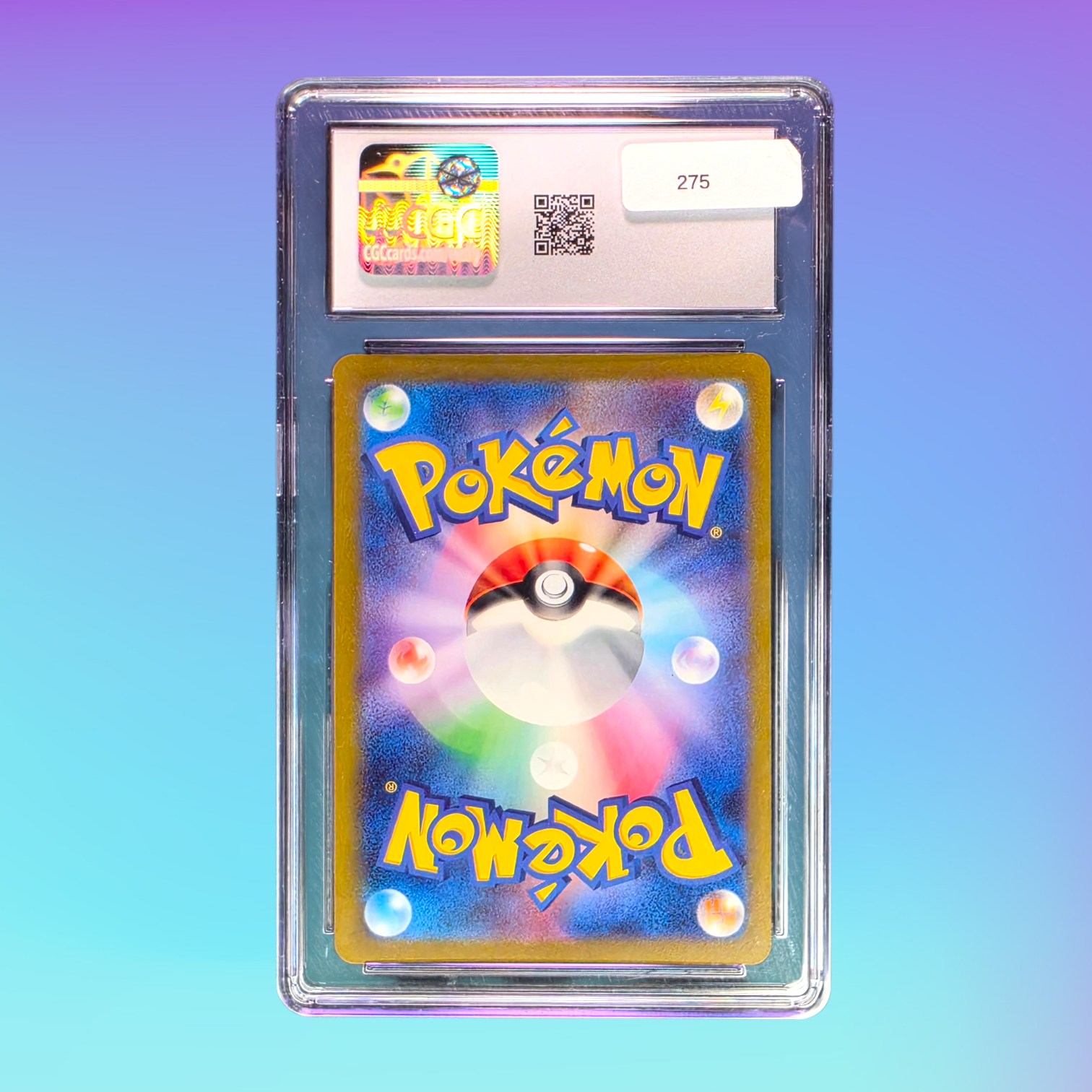 2023 - Pokémon TCG - Poliwhirl - SV2a: Pokemon Card 151 - 176/165 - CGC 10 (Back)