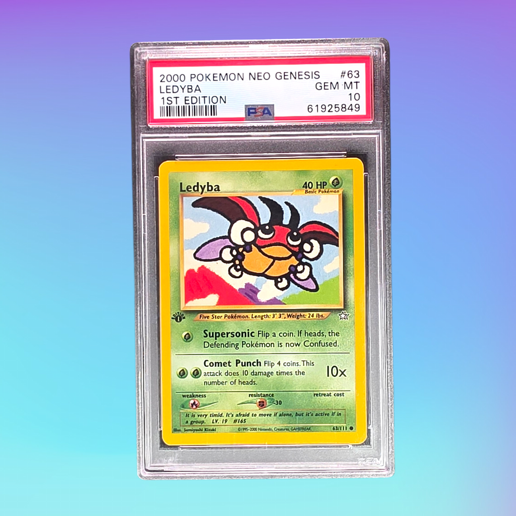 2000 - Pokemon TCG - Ledyba 1st Edition Neo Genesis 063/111