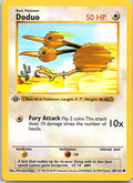 1999 - Pokémon TCG - Doduo - Base Set (Shadowless) - 048/102 - MP - 1st Edition