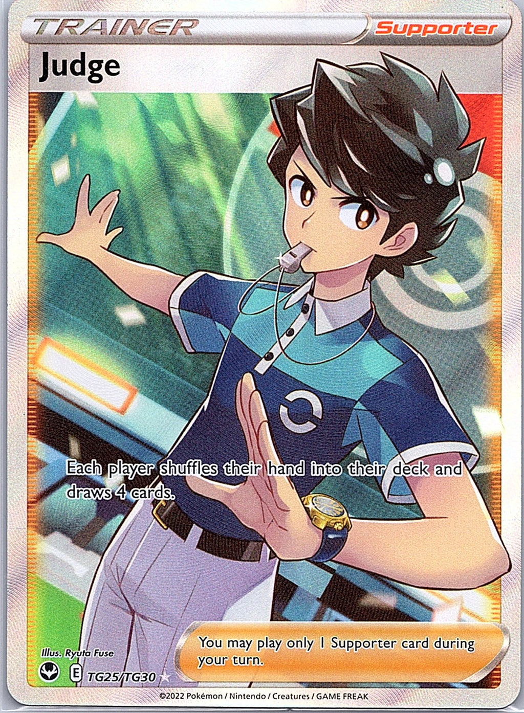 2022 - Pokémon TCG - Judge - SWSH12: Silver Tempest Trainer Gallery - TG25/TG30 - NM