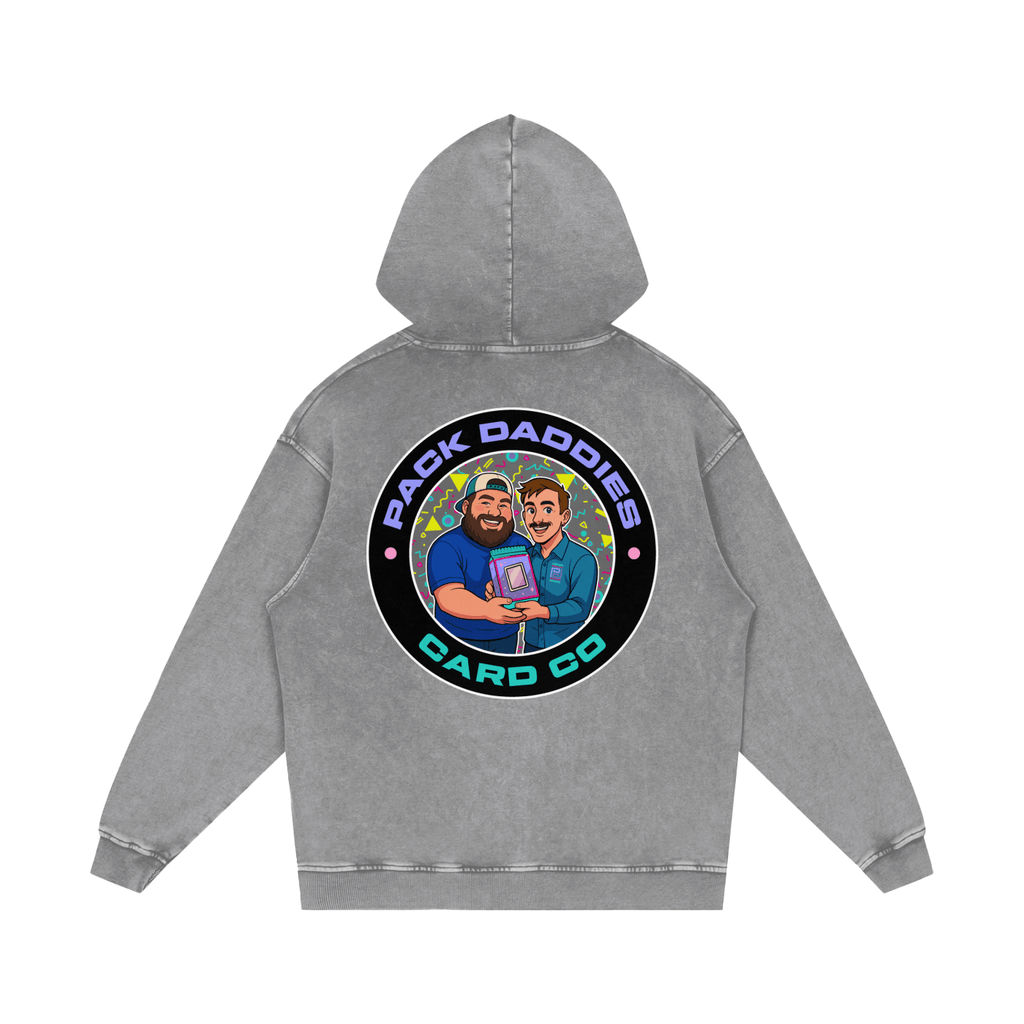 Pack Daddies Snow Washed Loose Cotton Hoodie - Pack Daddies Card Co