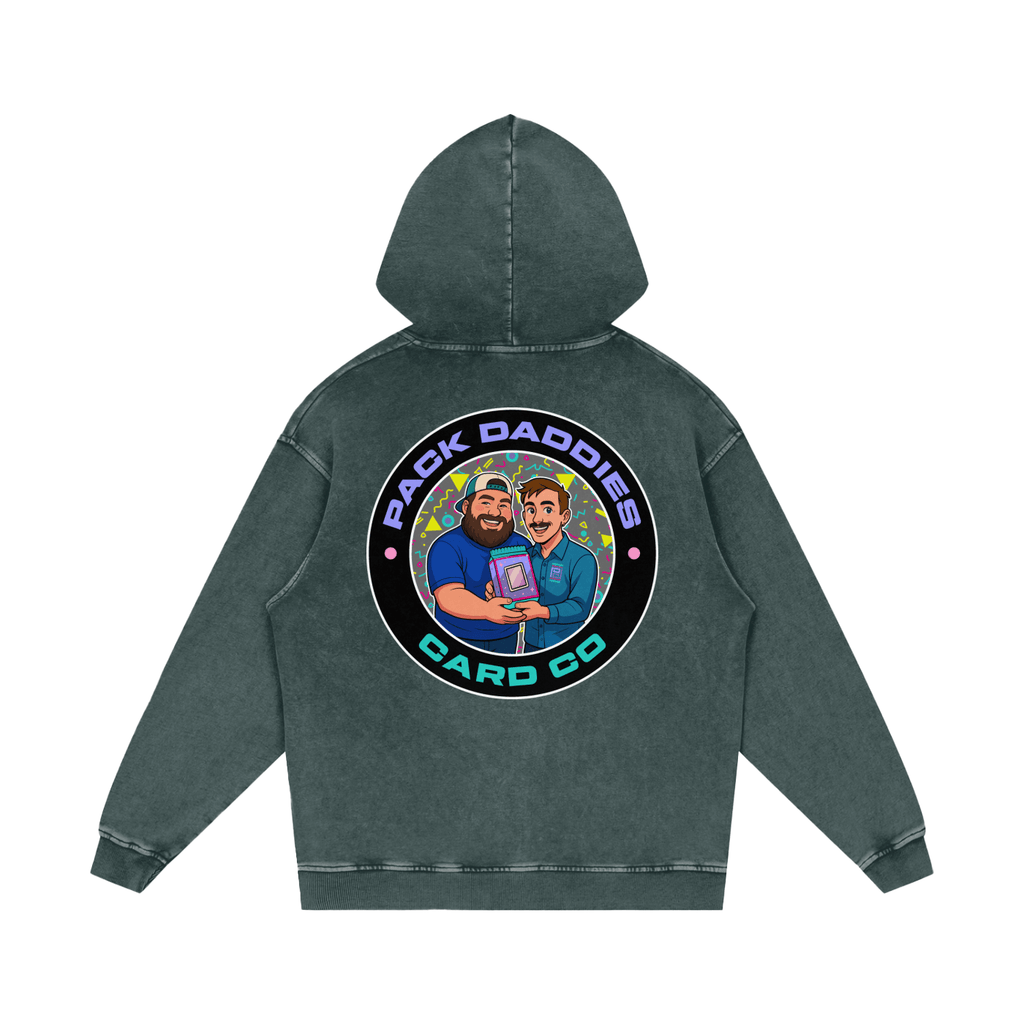 Pack Daddies Snow Washed Loose Cotton Hoodie - Pack Daddies Card Co