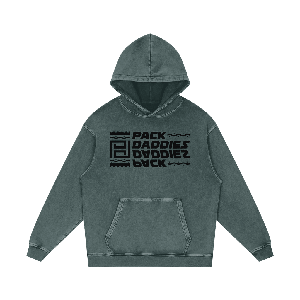 Pack Daddies Snow Washed Loose Cotton Hoodie - Pack Daddies Card Co