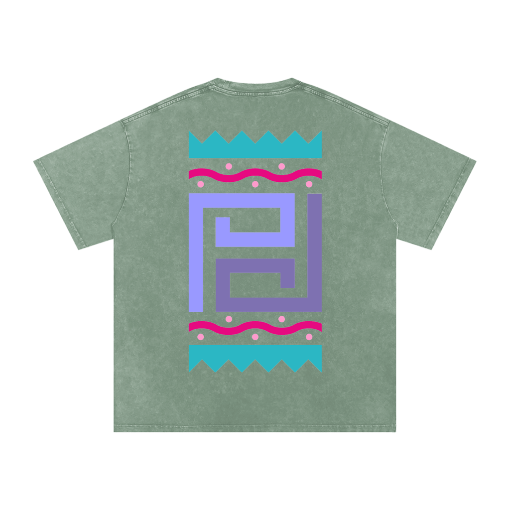 Pack Daddies Snow Washed Oversized Cotton T-Shirt - Pack Daddies Card Co